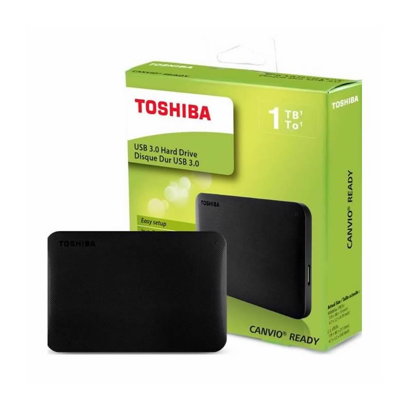 Disco Duro Externo TOSHIBA Canvio Basic de 1 Tera