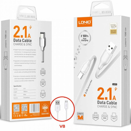 Cable USB a Micro USB de 1 mt