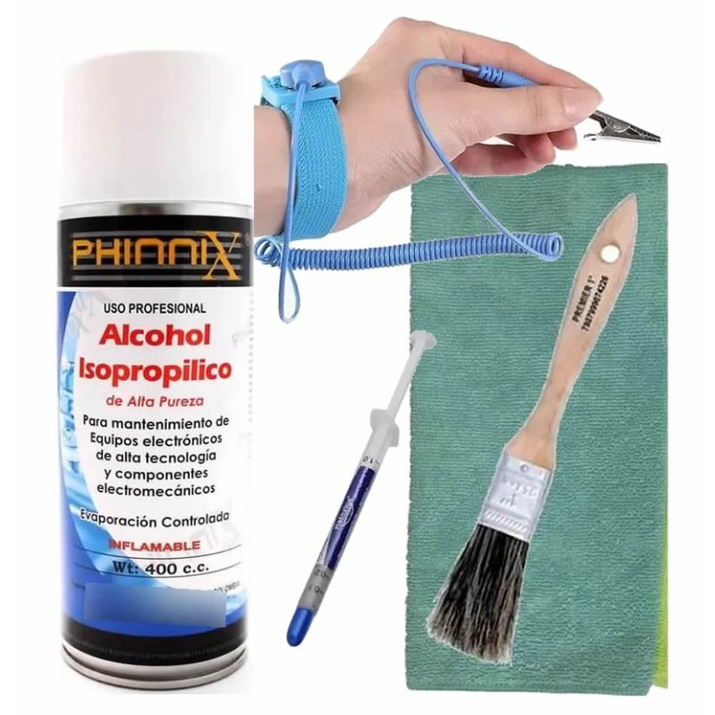 Kit Antiestático Profesional 5 en 1 – Mantenimiento de Computadores