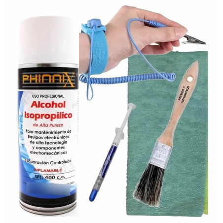 Kit Antiestático Profesional 5 en 1 – Mantenimiento de Computadores