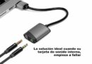 Convertidor USB a sonido. Audio de alta calidad, en segundos